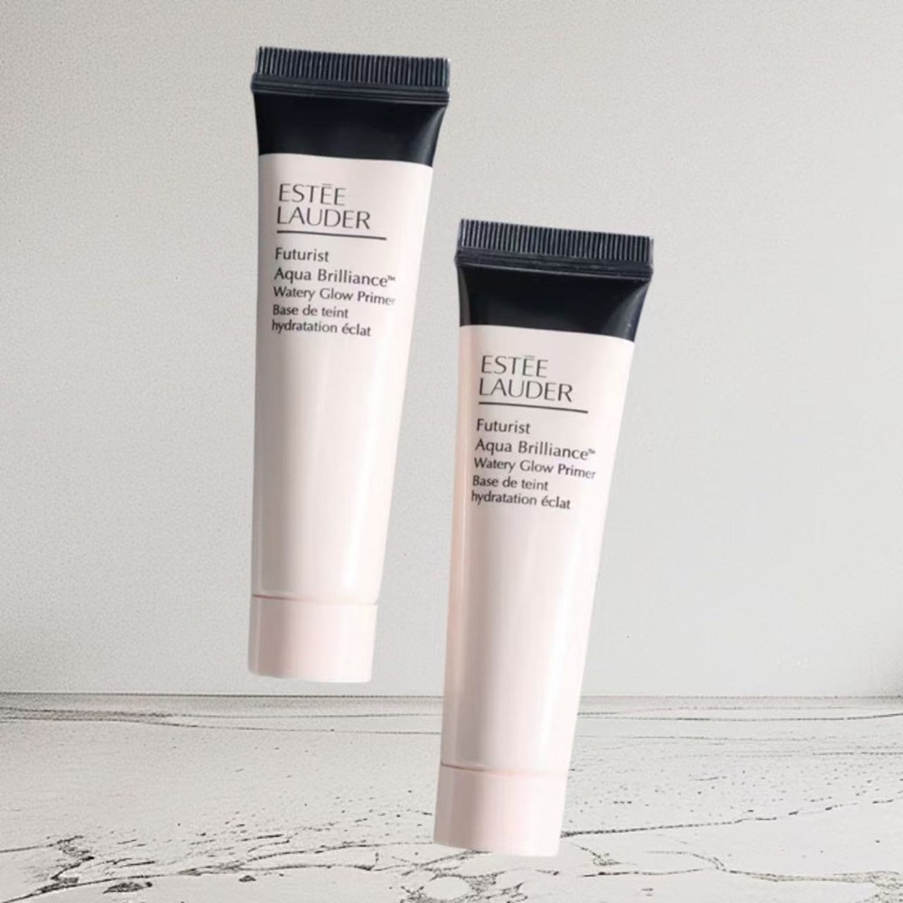 2* Estee Lauder Futurist Aqua Brilliance Watery Glow Primer 15ml